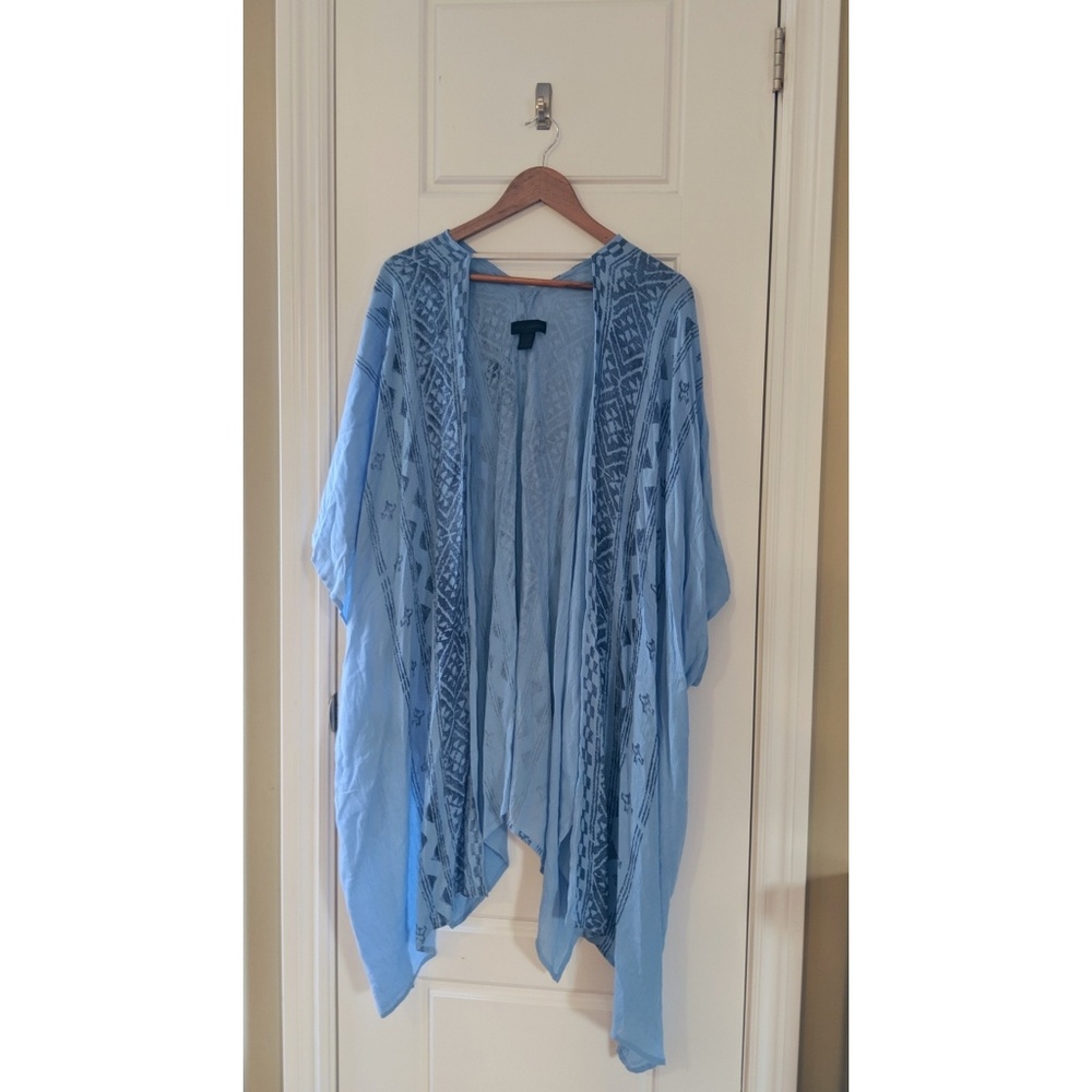 Steve Madden Blue Kimono - One Size